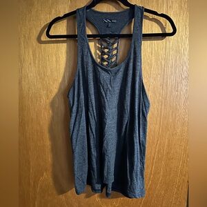 Vans gray racer back tank top